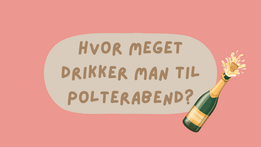 Hvor meget drikker man til polterabend?